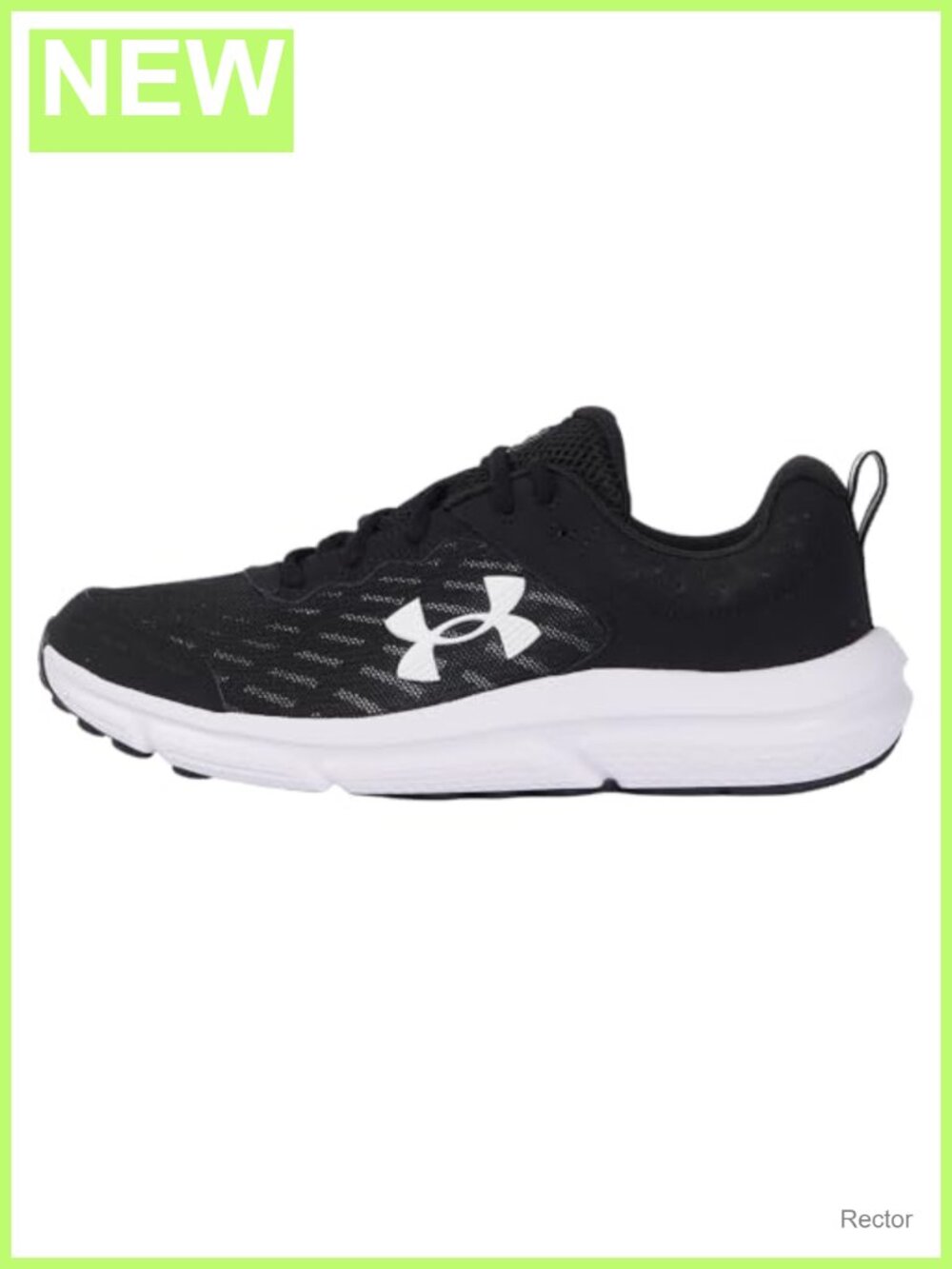 Men's Running Shoes Charged Cushioning Breathable Mesh Lace-Up Athletic